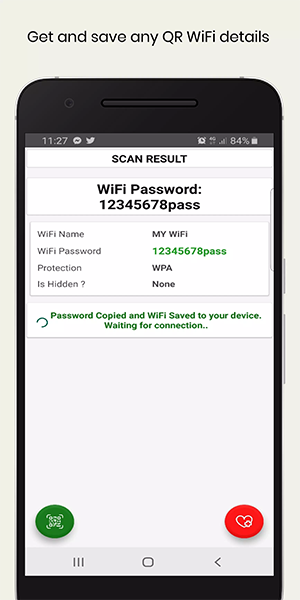 برنامه WiFi QrCode Password scanner