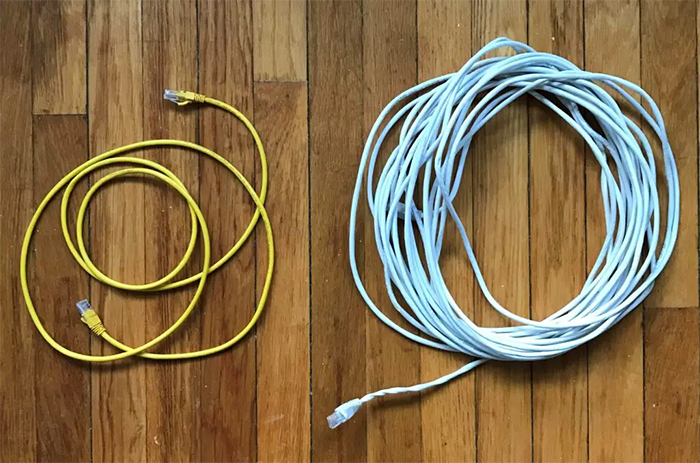 طول کابل شبکه