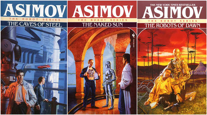 جلدهای کتاب‌های ربات آیزاک آسیموف