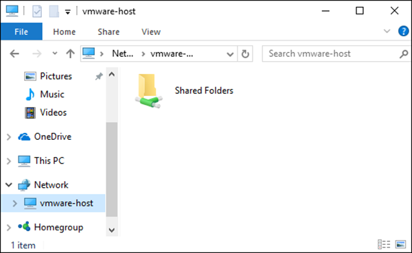 انتقال فایل از ویندوز به VMware