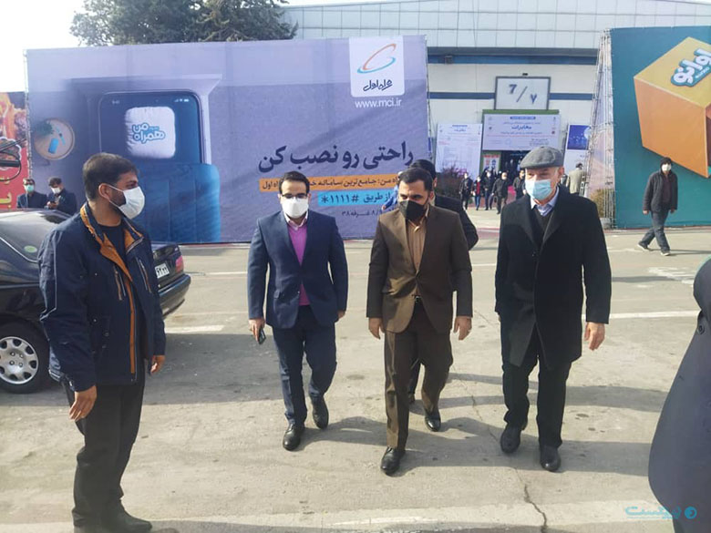وزیر ارتباطات در نمایشگاه تلکام ۲۰۲۱