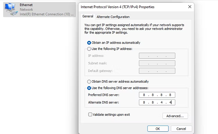 رفع خطای تداخل آدرس IP