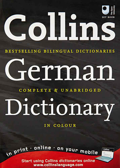 دیکشنری آلمانی به انگلیسی Collins