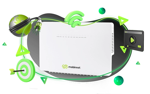 مودم فیبر نوری مبین نت