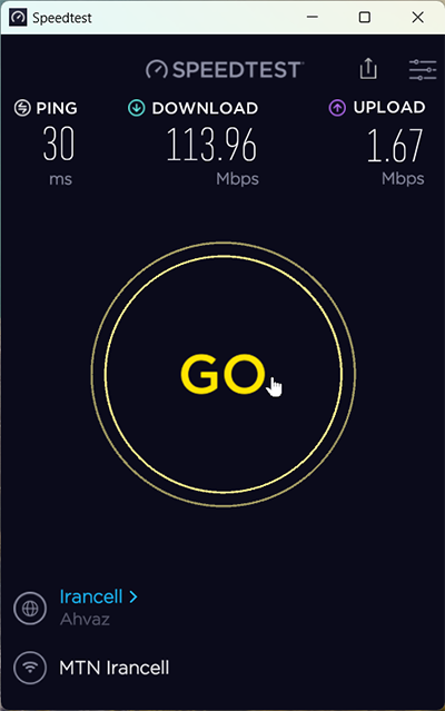 سرعت اینترنت TD LTE
