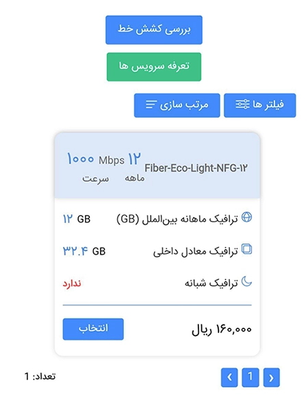 تمدید فیبر نوری شاتل