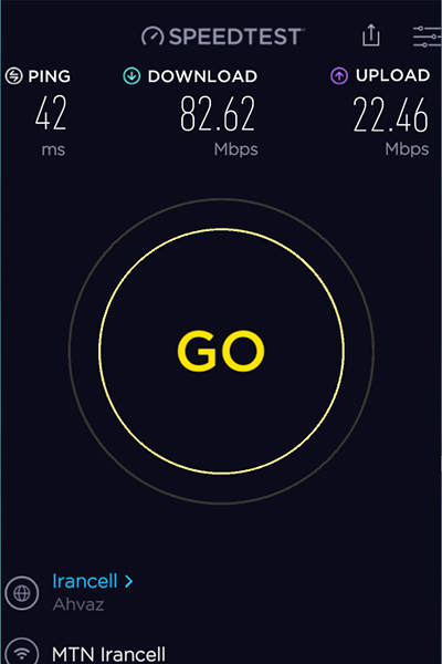 نسخه دسکتاپ اسپیدتست