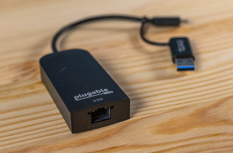 مبدل Plugable 2.5GbE USB-C and USB Type-A to Ethernet adapter