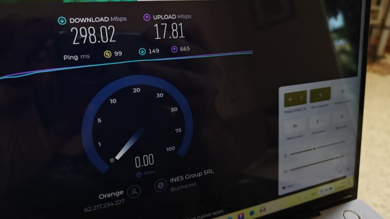 تست سرعت مودم 5G03