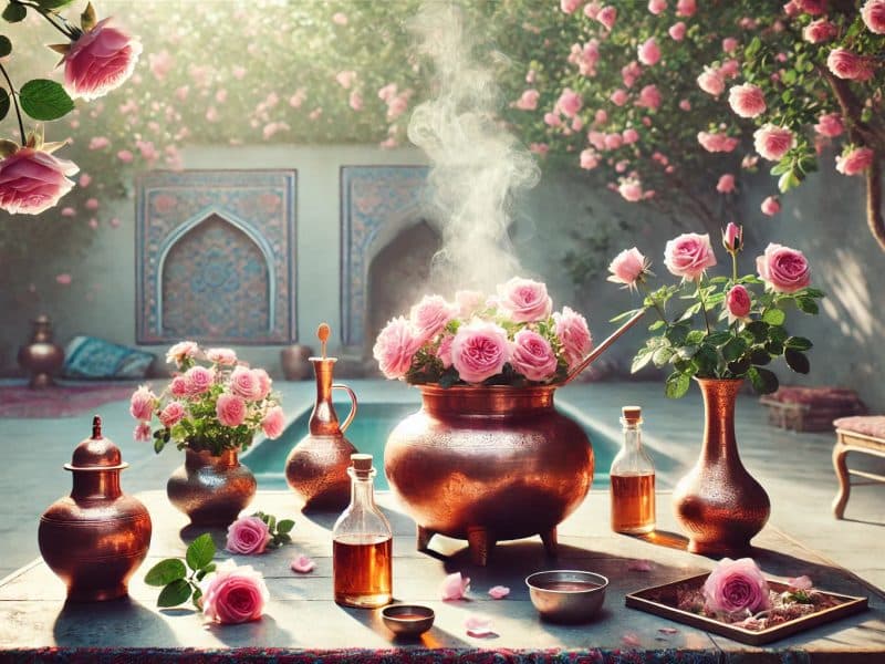کاربردهای گلاب در آشپزی