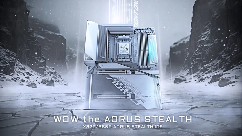 مادربورد گیگابایت X870 Aorus Stealth ICE