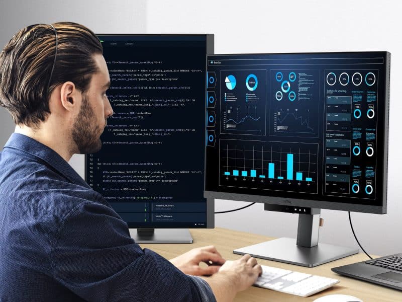 تنظیمات مانیتور عمودی