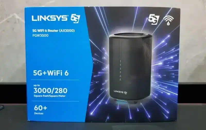 Linksys 5G WiFi 6 CPE FGW3000