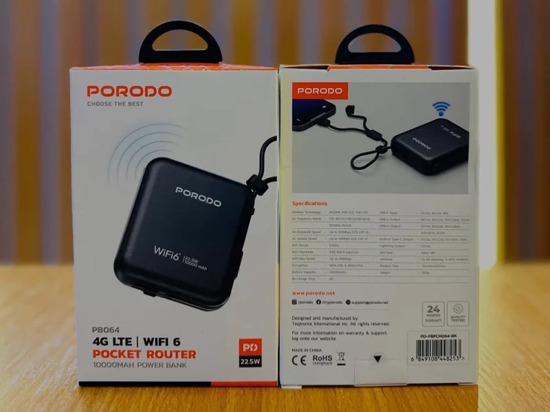 مودم پاوربانک جیبی پرودو PBFCH064