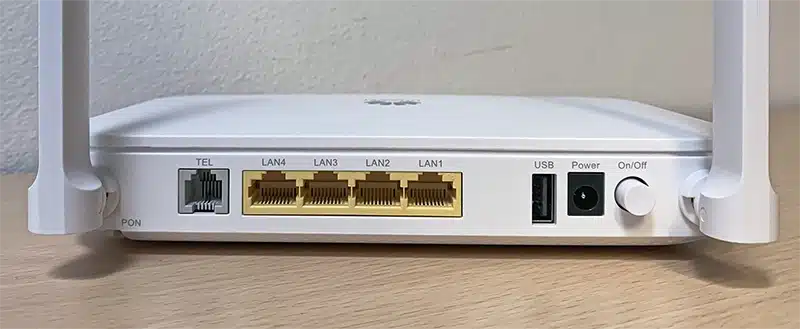 درگاههای مودم فیبر نوری