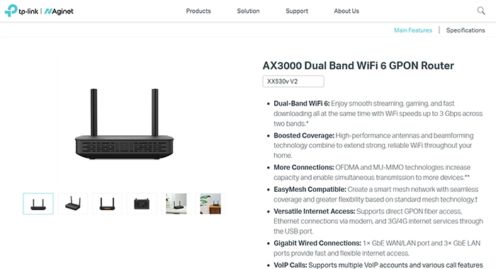 مودم تی پی لینک XX530v V2