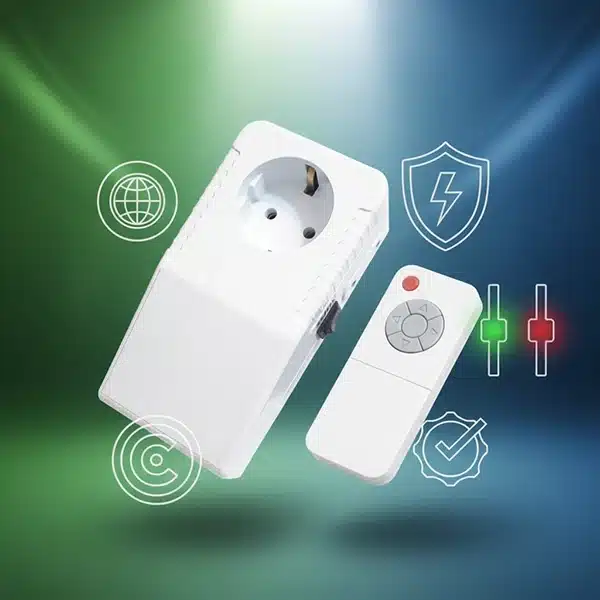 نشان ایمنی و استاندارد کنار پریز کنترلی