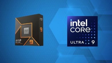مقایسه پردازنده rayzen 9 با core ultra 9