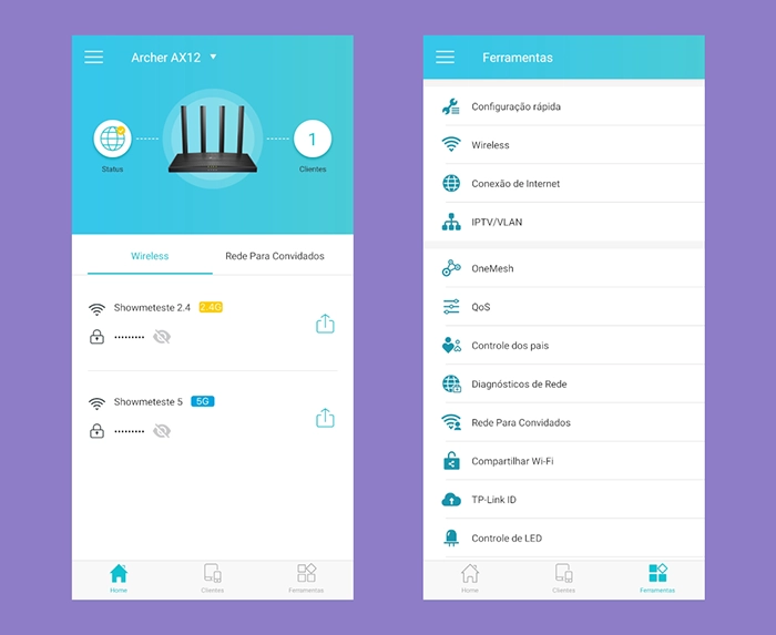 مدیریت روتر تی پی لینک با موبایل