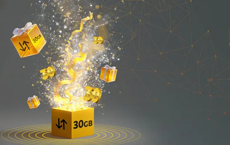 ۳۰ گیگابایت اینترنت هدیه ایرانسل