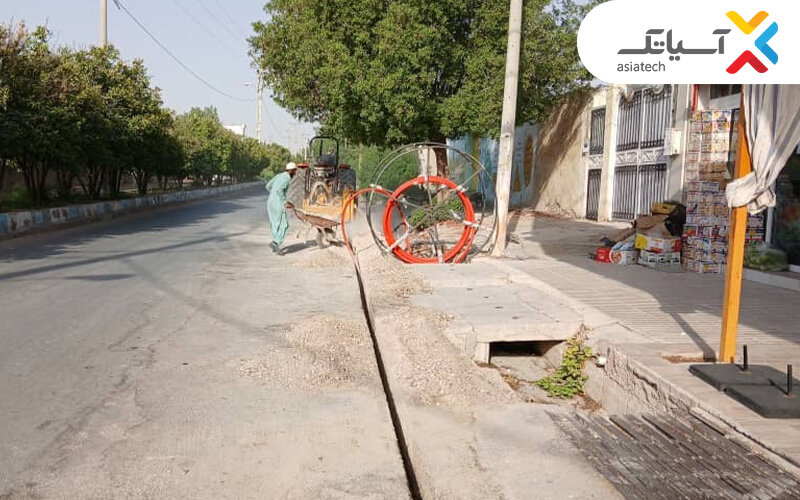 مناطق تحت پوشش فیبر نوری آسیاتک