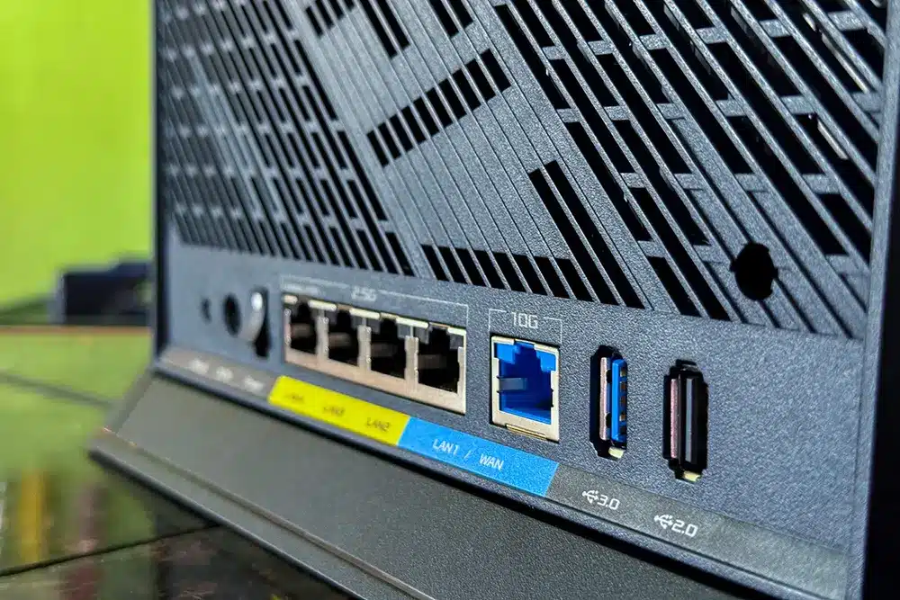 درگاههای ارتباطی ایسوس 86U