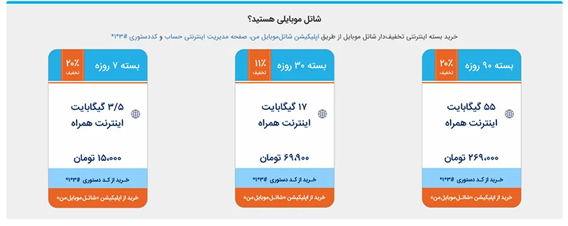 اینترنت شاتل موبایل بلک فرایدی ۱۴۰۴