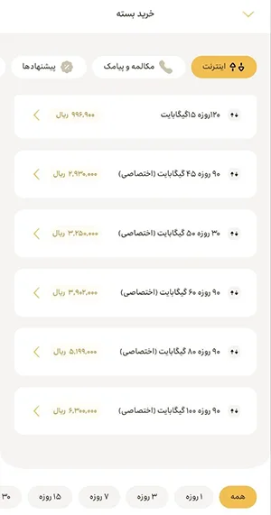 بسته ارزان ایرانسل